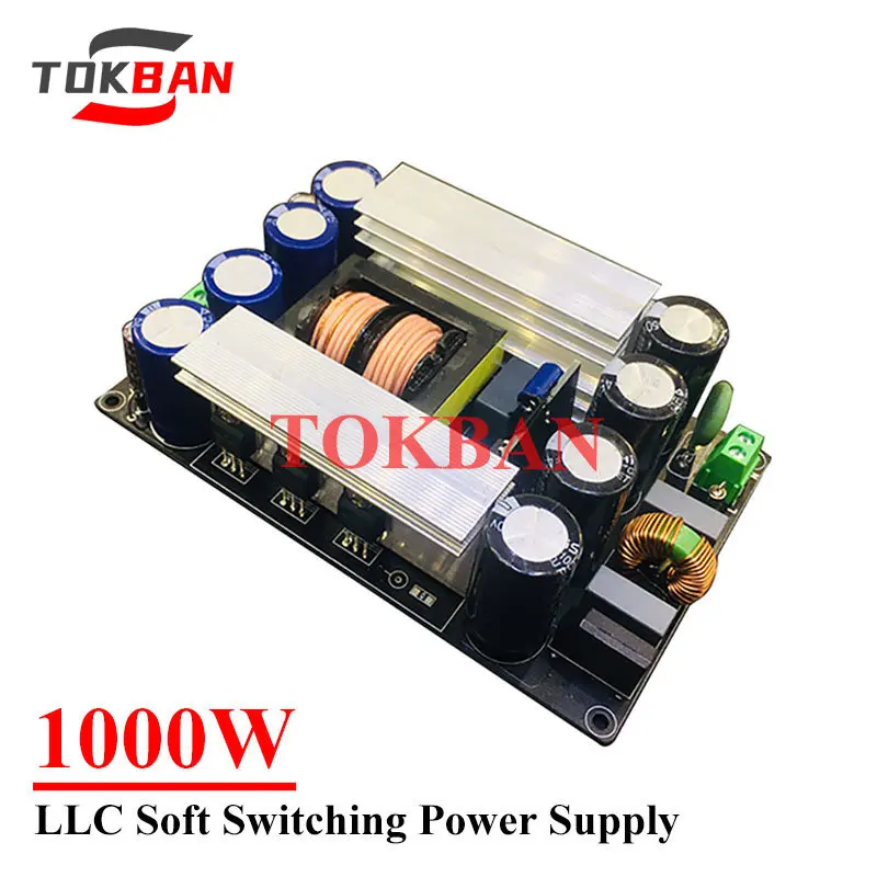 Tokban-soft Switching Power Amplifier Board Comutação Power Board Tensão de Saída Dupla ± 35v a ± 80v Faça Você Mesmo Audio 1000w Llc