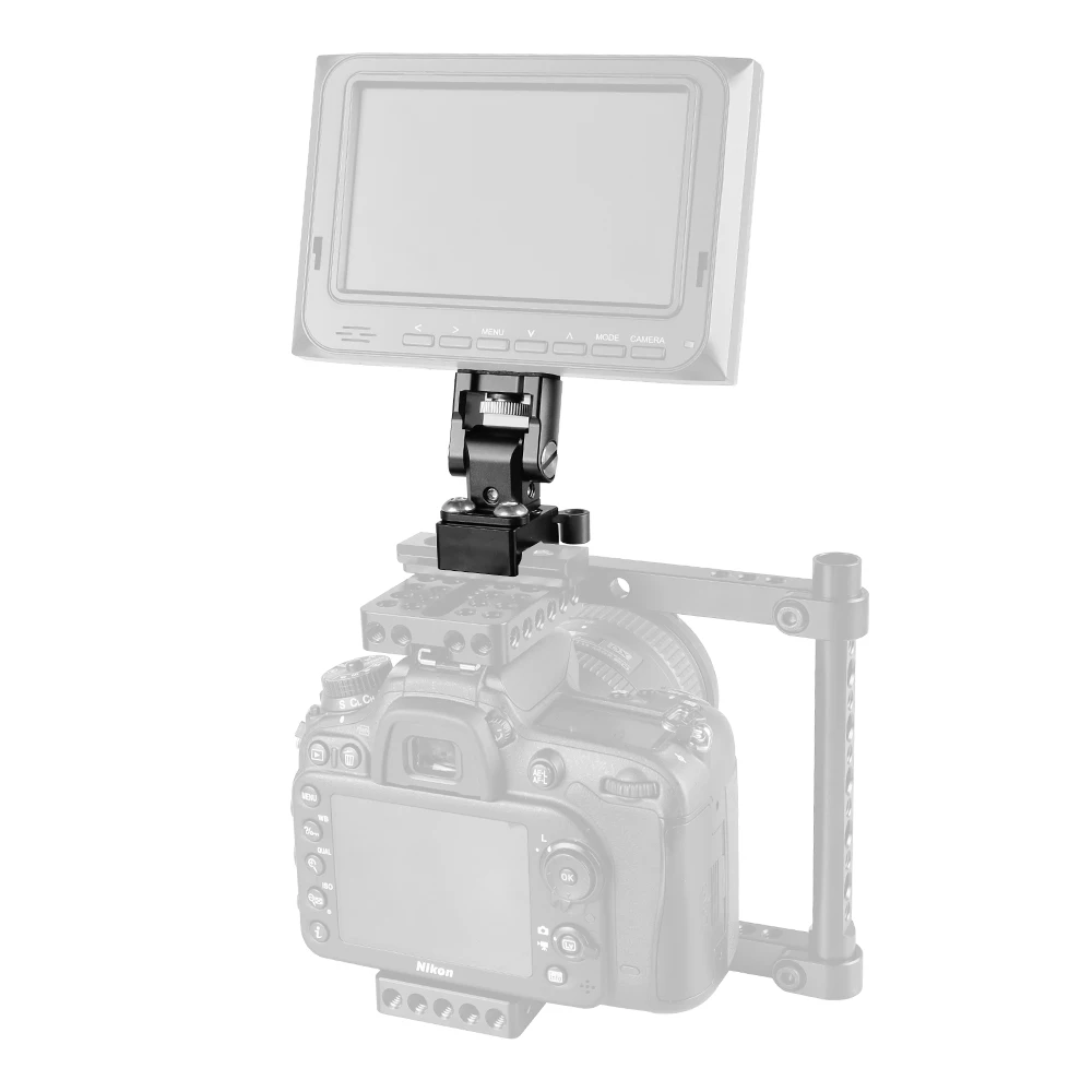 HDRIG-abrazadera NATO de liberación rápida con palanca de bloqueo roja, soporte de Monitor de cámara con perno de montaje de 1/4 "-20 y abrazadera QR NATO