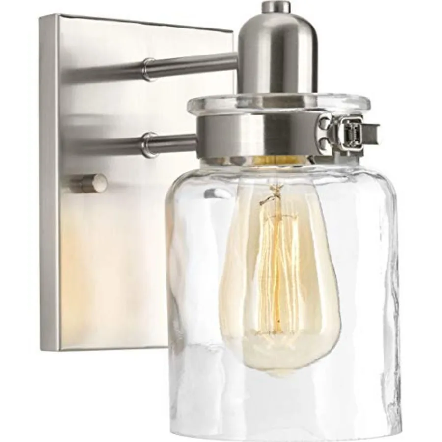 Calhoun Collection Clear Glass Farmhouse Bath Vanity