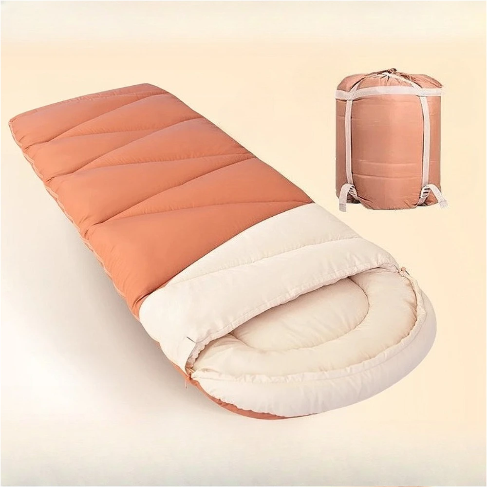 

Ultralight Outdoor Camping Sleeping Bag Four Seasons Universal Cotton Sleeping Bag Suitable for Outdoor Travel Hiking