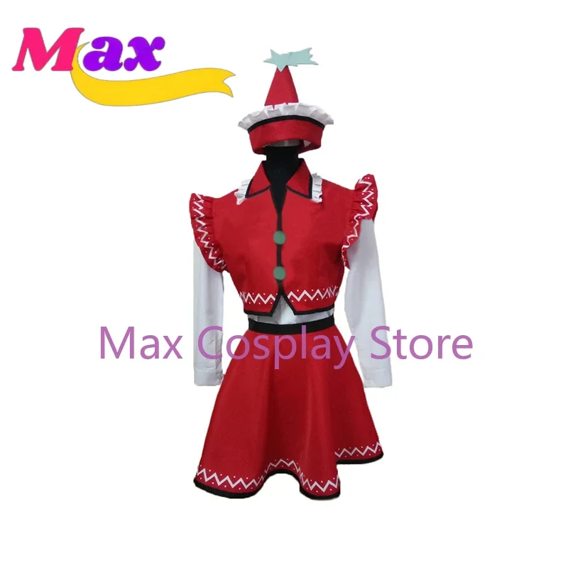 

Max Cos Touhou Project Lyrica Prismriver Cosplay Costume with hat Custom Made for Christmas Customized size
