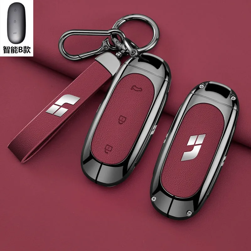 

Premium Zinc Alloy Key Cover Case for Li Auto L6/L7 Pro/L9/L8/MEGA/Max (2024) - Protective Key Fob Shell Keychain
