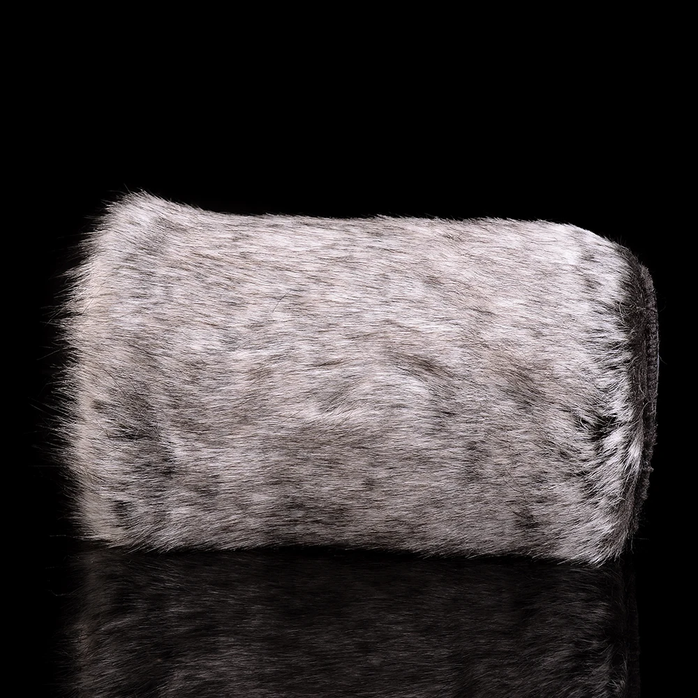 LUUK Removable Furry Plush Male Masturbator Double Dual Tunnel Textured Inner Silicone Penis Stroker Easy Clean Adult Men Toy