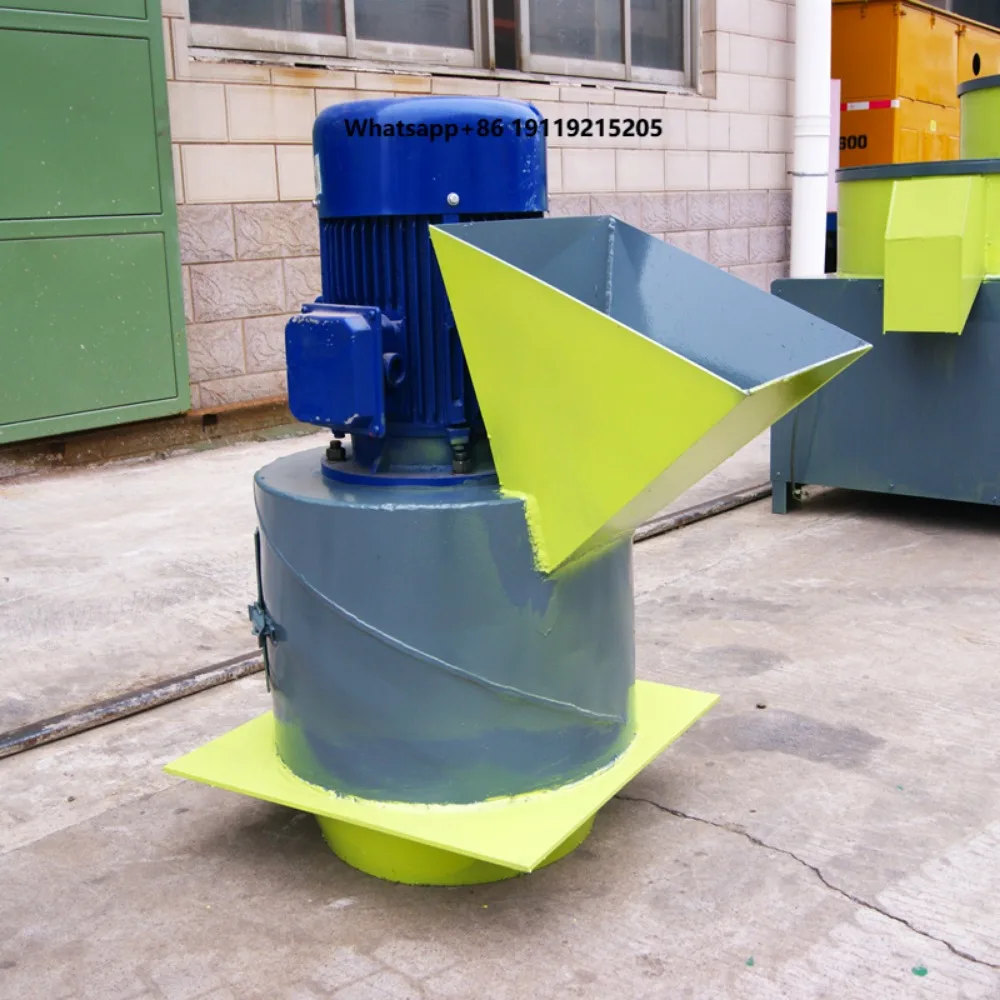New High Capacity 15 Ton/H Cast Iron/Alloy Chicken Manure Crusher for Compound Fertilizer Animal Feed Grinder Poultry Processing