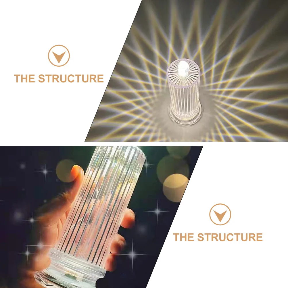 

2Pcs LED Electric for Led Lamp Candles Electric Candles Home Birthday Party Gifts Crystal Light Pattern
