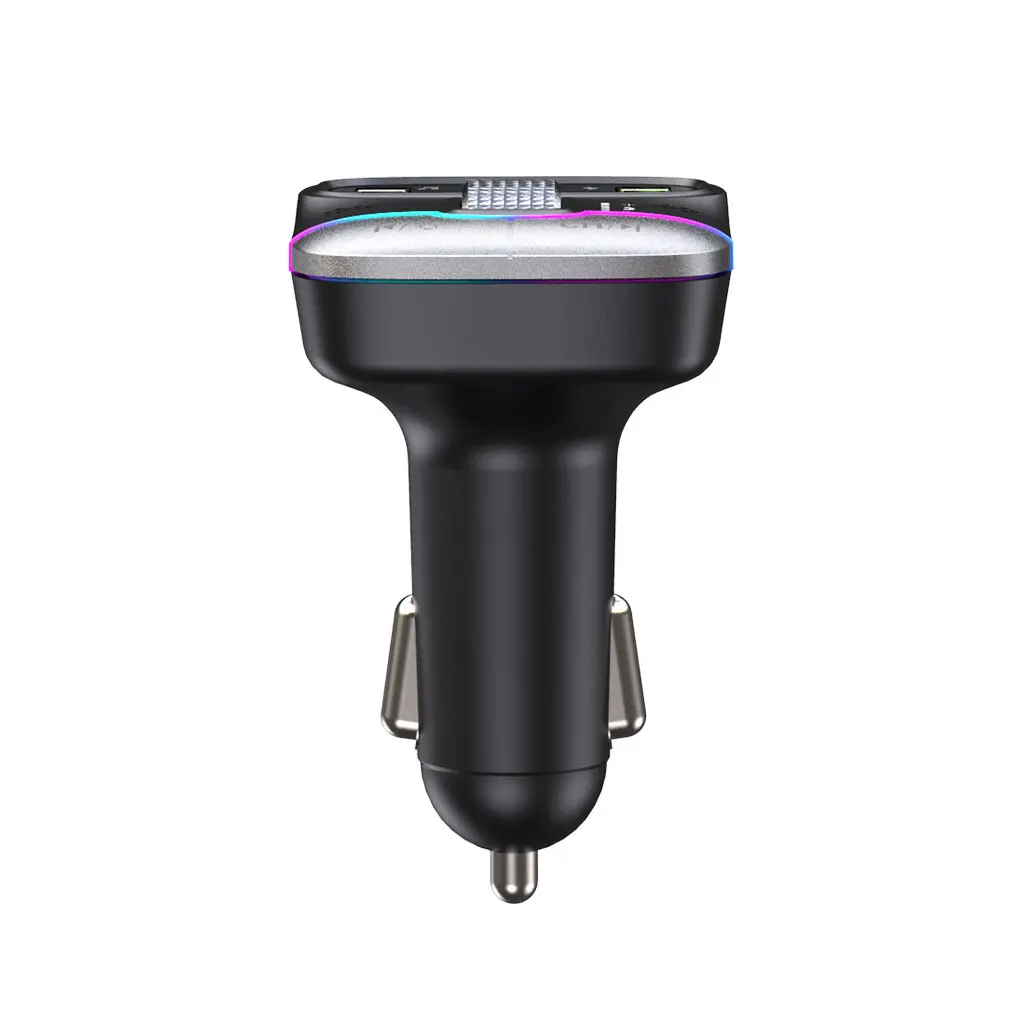 Microfone interno preto - adaptador Bluetooth com display LED para chamadas claras e pode diretamente