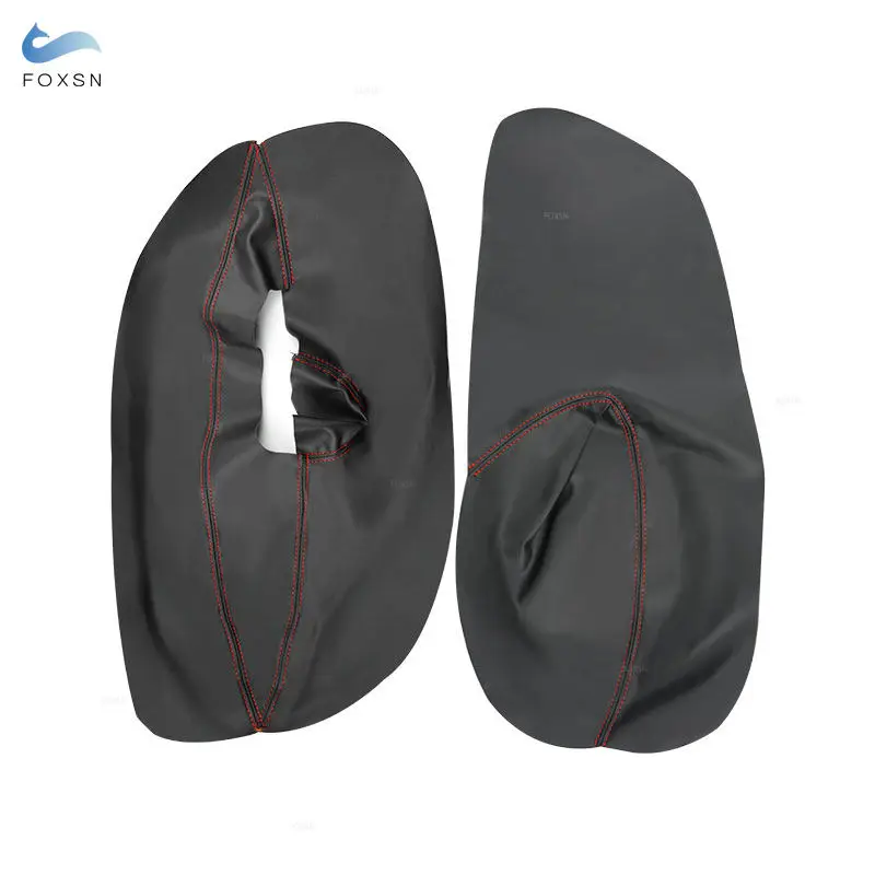 Car Interior Door Handle Armrest Panel PU Leather Cover Trim For VW Golf 4 MK4 Bora Jetta 1998-2005 LHD Only For 4 Doors