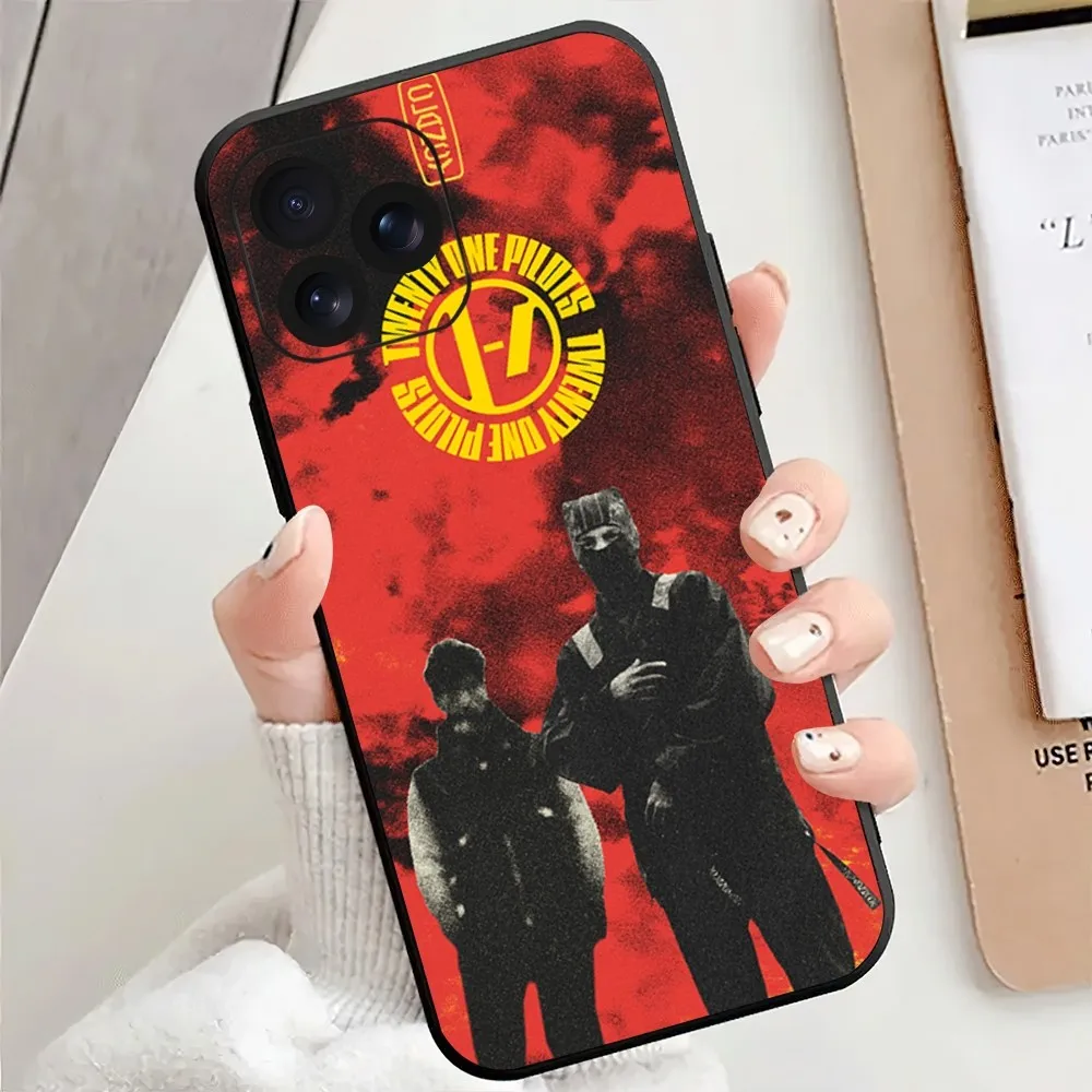 Band T-Twenty O-One P-Pilots Clancy Blurryface Phone Case For iPhone 8 15 11 Mini Xr XS 14 13 12 X Pro Max Plus Shell