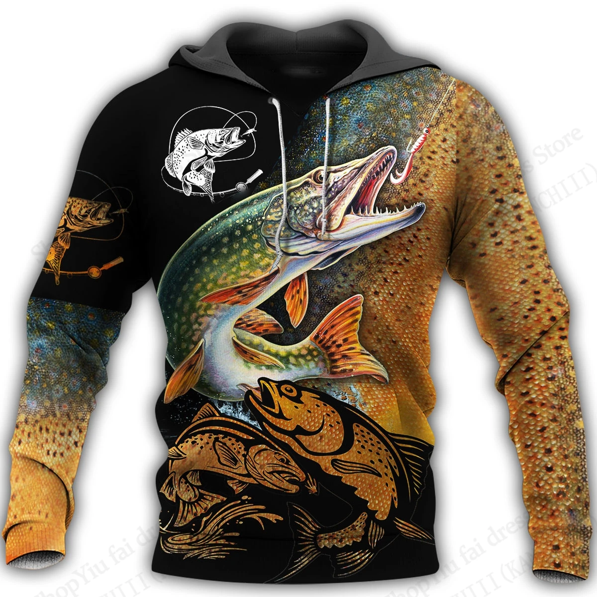 釣り 3d プリントグラフィックパーカー男性女性ファッション特大パーカートレーナーアウトドアスポーツコート女性汗デザイナー服