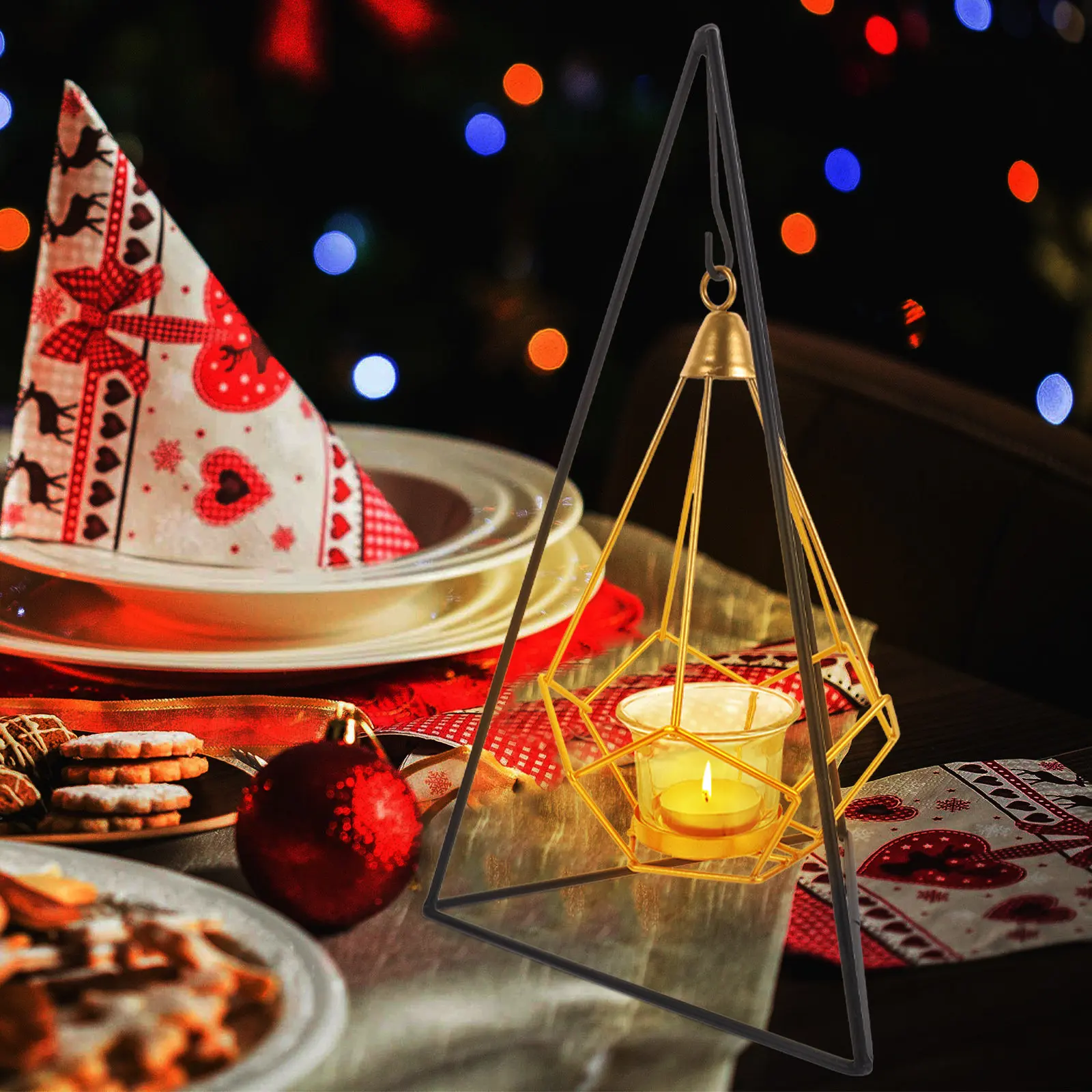 

Современный металлический декоративный подсвечник в стиле модерн для дома, бара, ресторана, украшения стола, романтического ужина, вечеринки