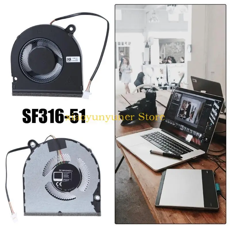 P9JB Optimal Notebook CPU Fan Radiators Heat Management for SFX16-51G-58RP Notebook