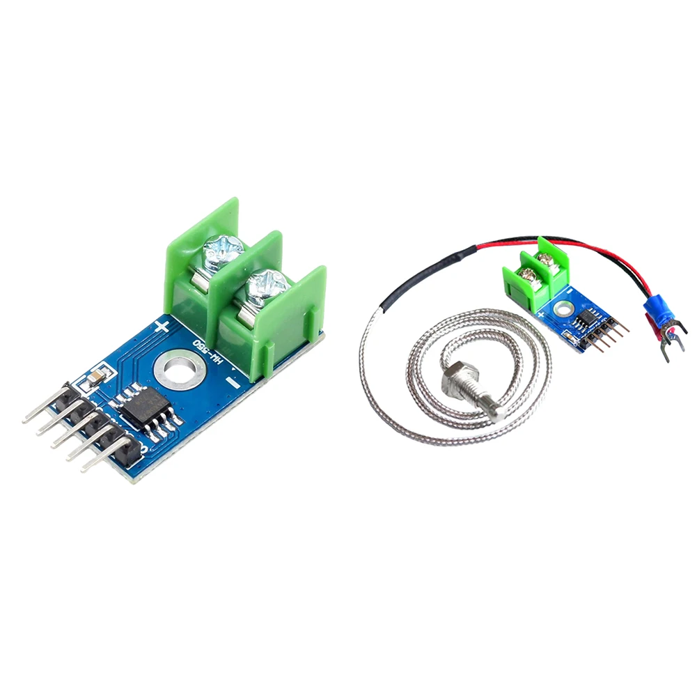 

MAX6675 Temperature Measurement Sensor Module SPI Interface K Type Thermocouple Sensors Set DC 3.0-5.5V Electronic Components