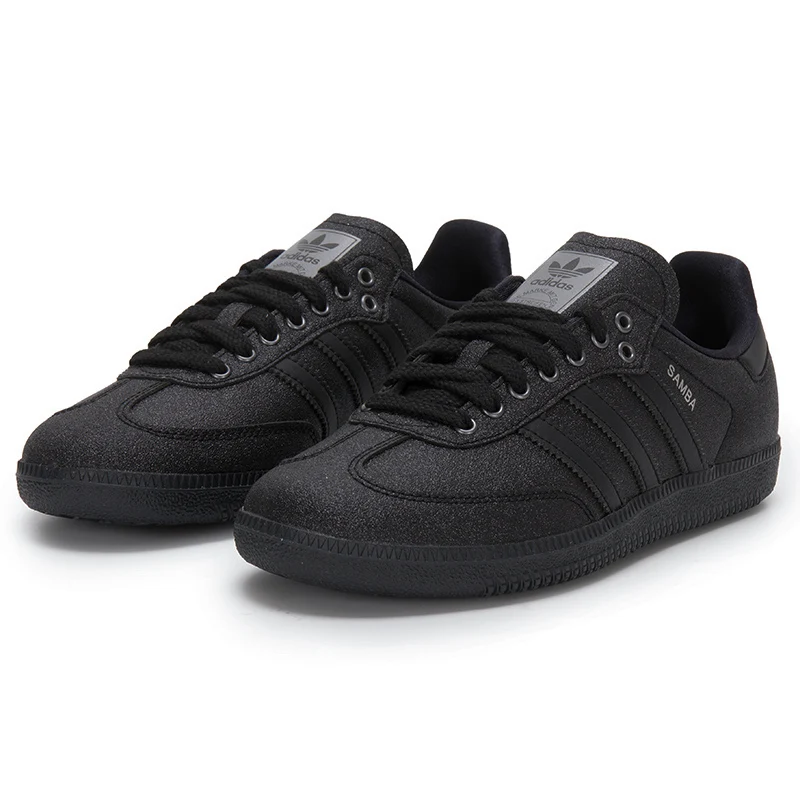 

Adidas Originals Samba Og женские кроссовки черные туфли с Т-образным носком в стиле ретро износостойкая дышащая повседневная обувь Ki6265