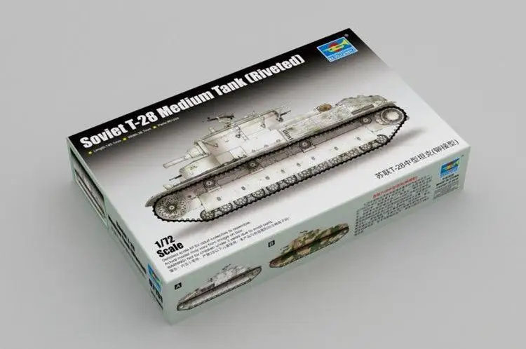 Trumpeter 1/72 07151 Soviet T-28 Medium Tank (Riveted)