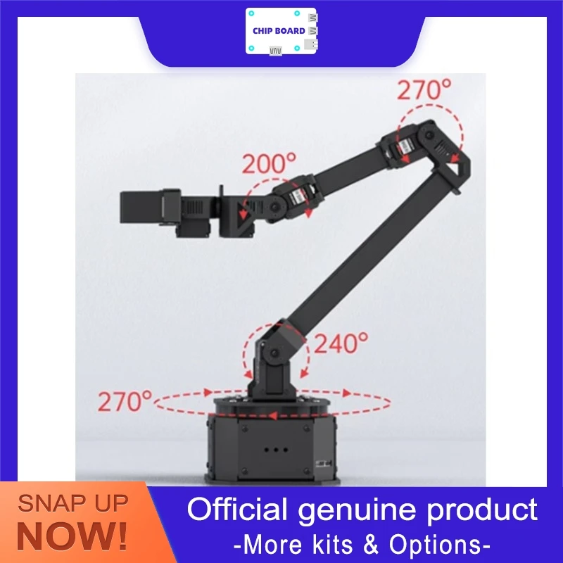 

Hiwonder NexArm ESP32 Robotic Arm, Open Source 6 Axis AI Vision Robot, LeRobot Development Kit