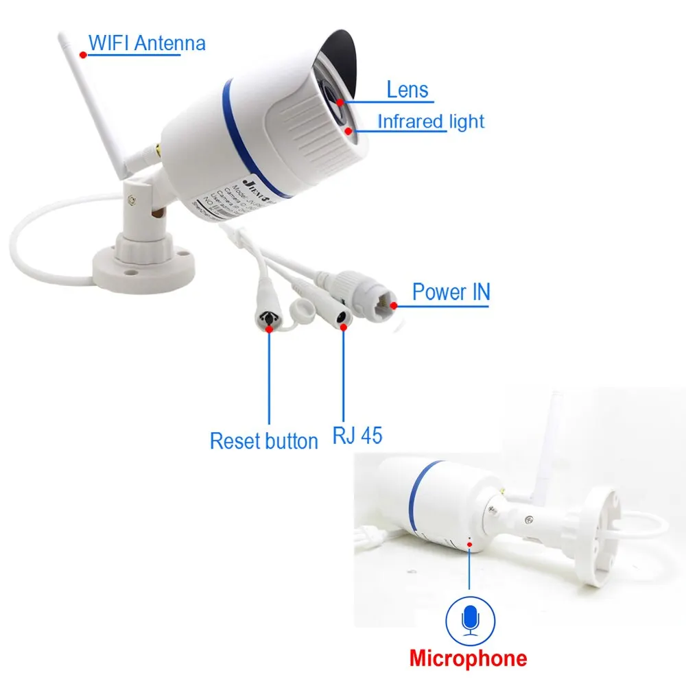 Cámara Ip de 5MP, 4MP y 1080P para exteriores, videovigilancia de seguridad para el hogar, inalámbrica, Audio, Ipcam, visión nocturna, Camhipro