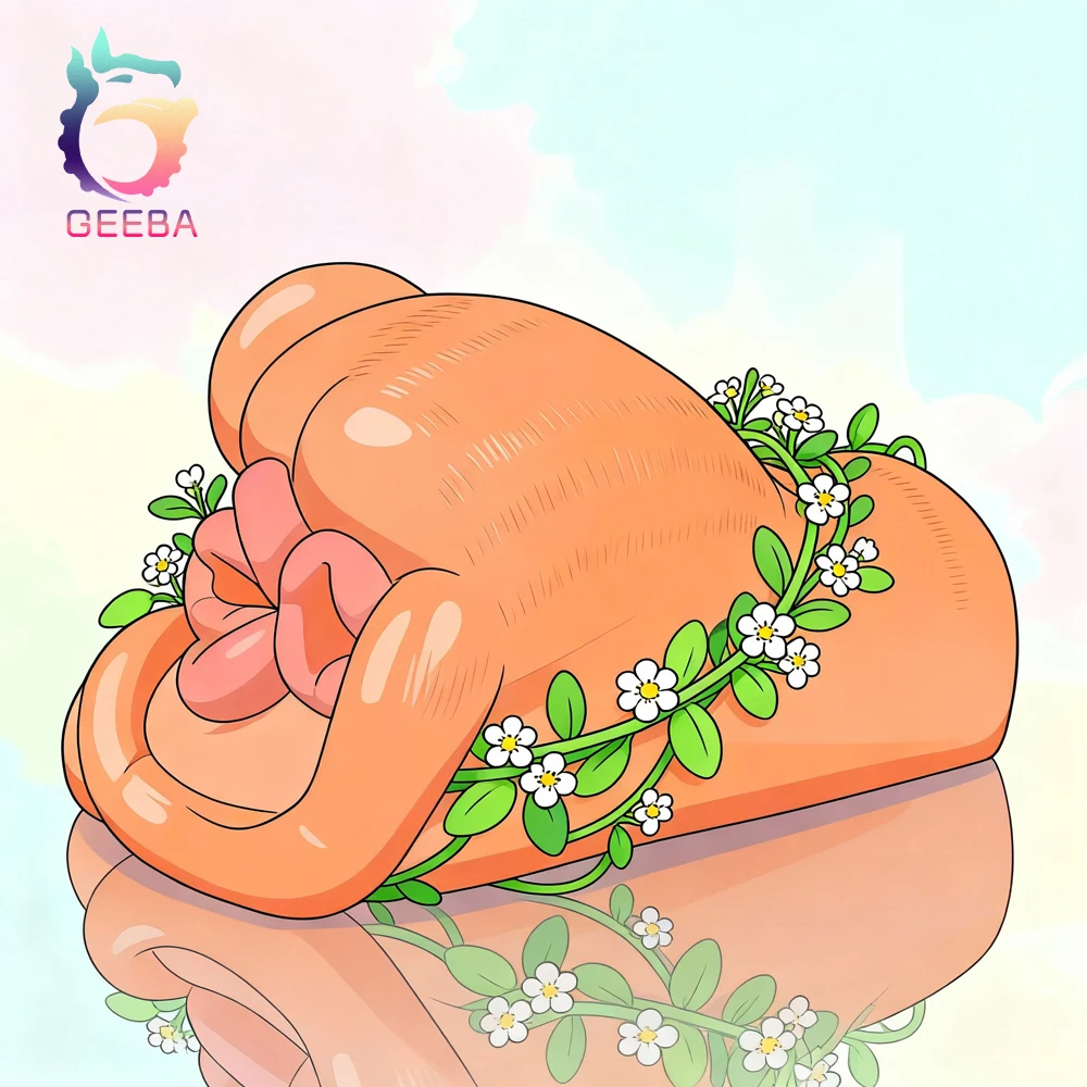 GEEBA 6215 Fantazyjny Zwierzęcy Kot Silikonowy Masturbator Męski Pocket Pussy Stroker Dla Mężczyzn 18+ Realistyczna Wagina Onahole Zabawki Erotyczne