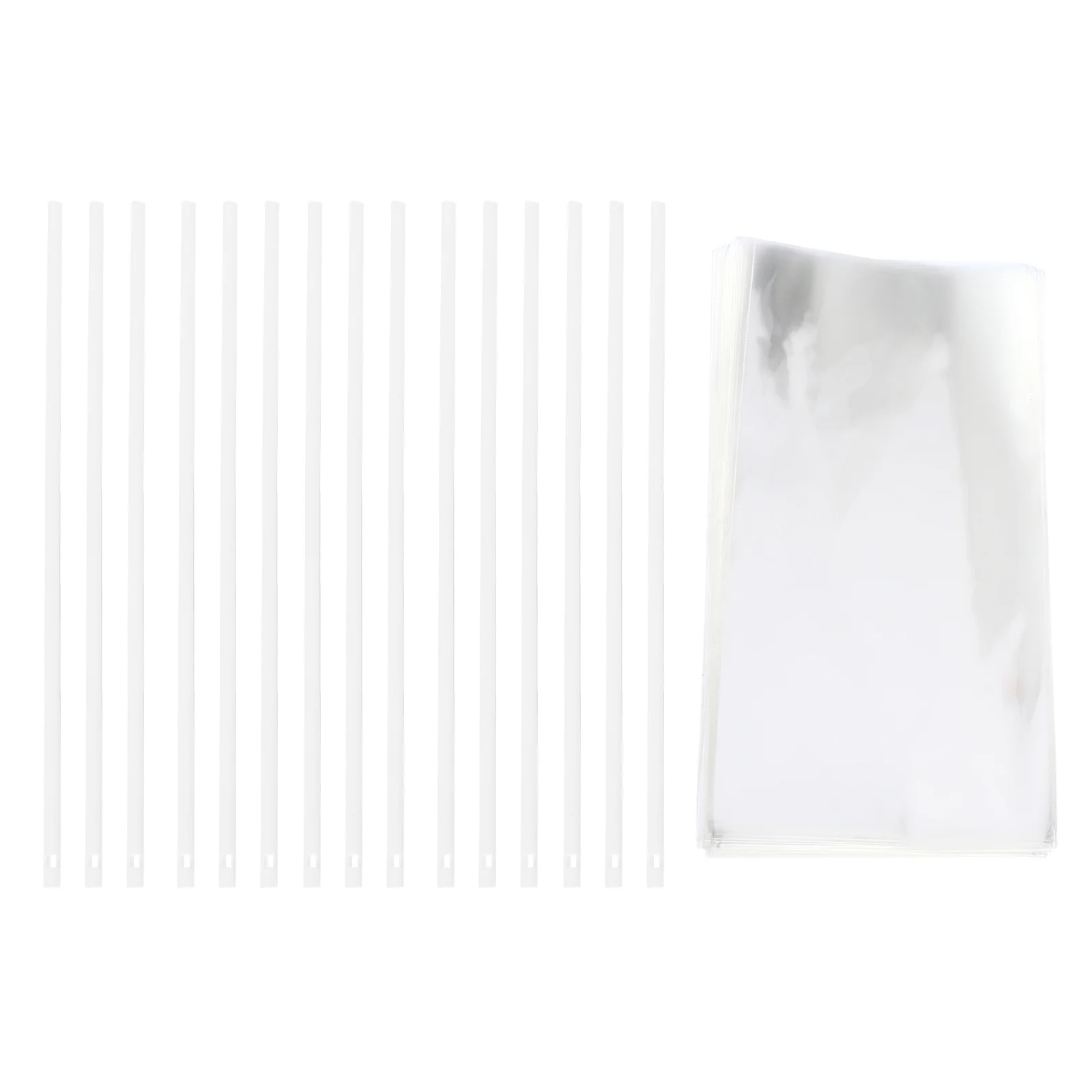 

100 Lollipop Sticks Treat Bags Plastic Craft Supplies DIY Making Tools for Parties Weddings Christmas Banquets