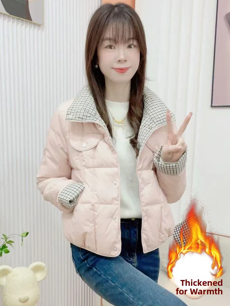   티엔드 오르트 다운 코튼 재킷 여성용 패셔너블 퀼팅 코트 한국 스타일 출퇴근 겨울 아우터웨어