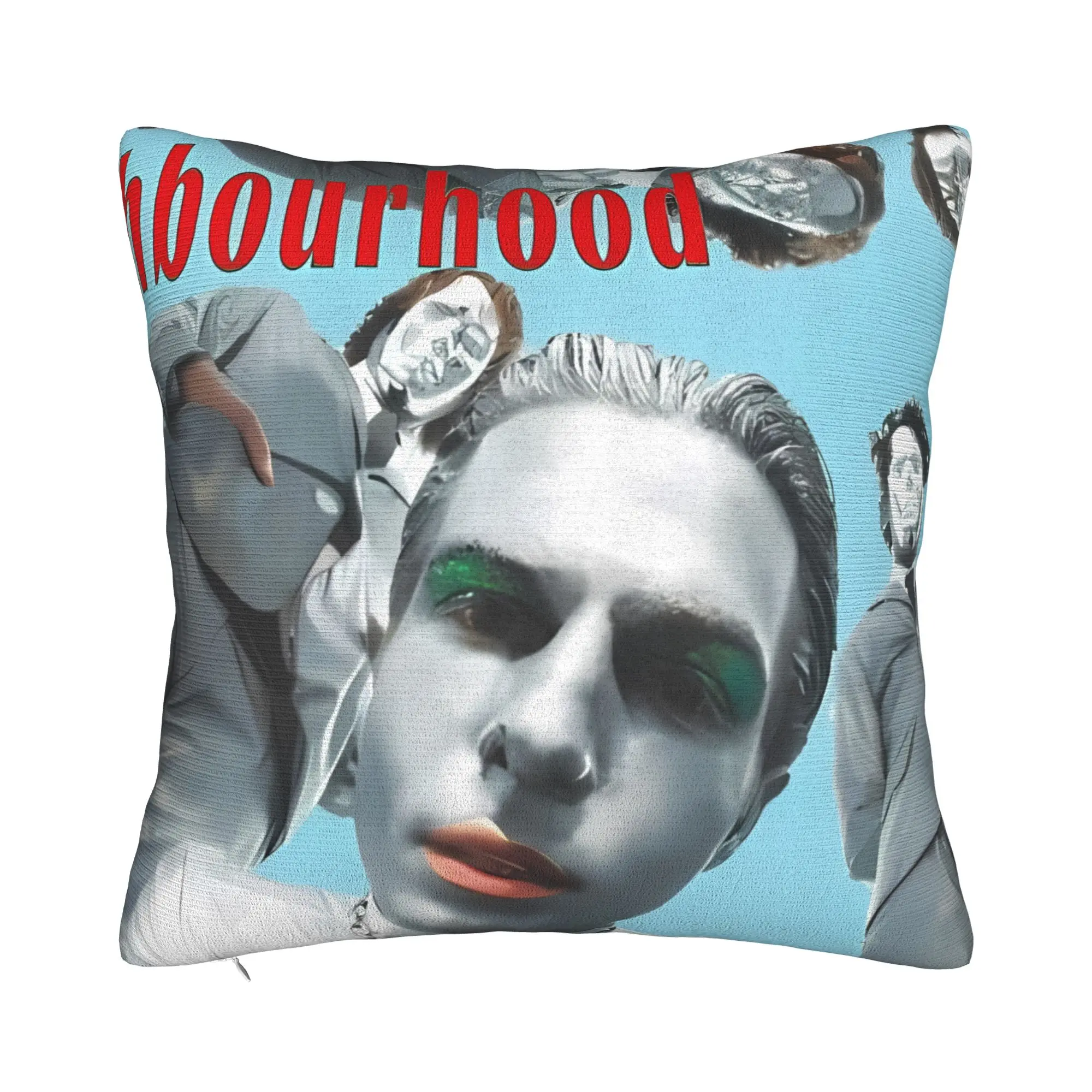 The Neighbourhood  Decorative Pillowcases for Cozy The NBHD Neighbourhood Pillow Cover Zipper Closure