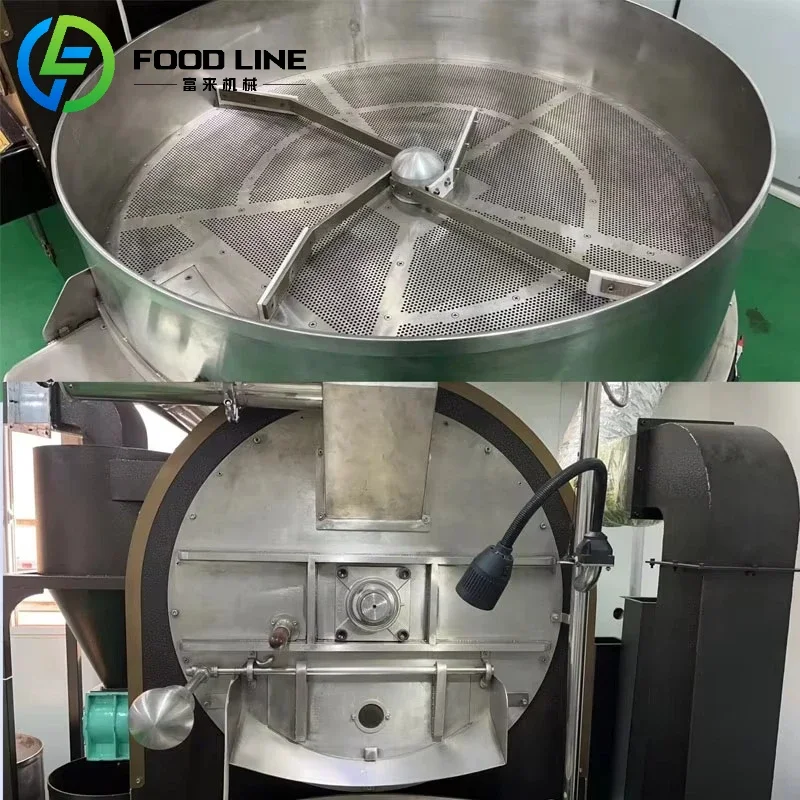 التجارية 1 كجم 5 كجم 10 كجم 50 كجم آلة تحميص حبوب البن للمقاهي المحمصة المتخصصة المقاهي والاستخدام المنزلي