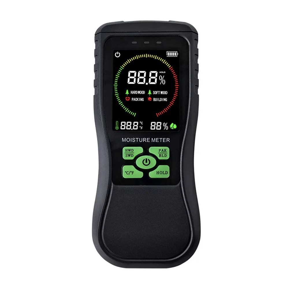 For HY18 Easy to Use Pinless Moisture Meter Designed to Provide Accurate Readings Without Causing Damage to Surfaces