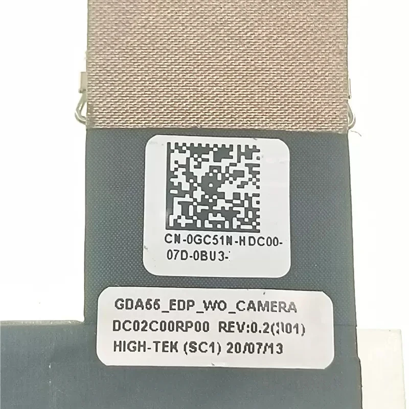 Kabel kamera Laptop asli baru untuk Dell Latitude 9520 2-in-1 9520 GDA55 EDP WO ggc51n DC02C00RP00