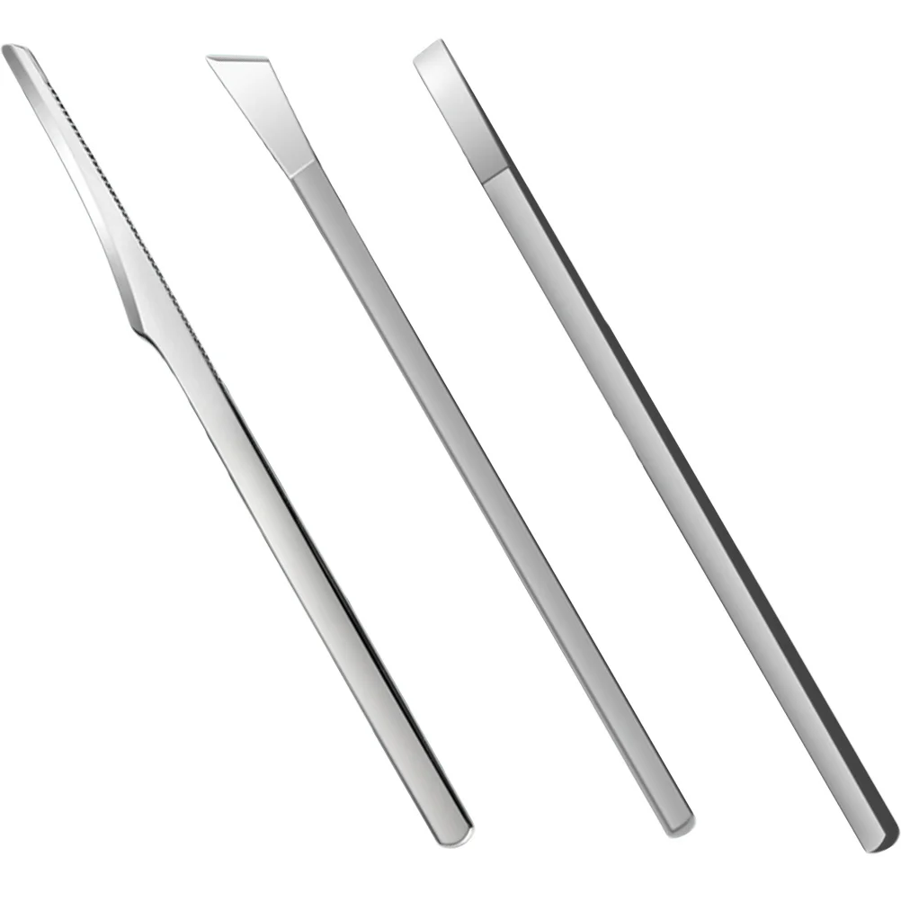 

3Pcs Stainless Steel Pedicure Tools Set Foot Callus Remover Dead Skin File Multi-Functional Pedicure Trimmer for Feet Care