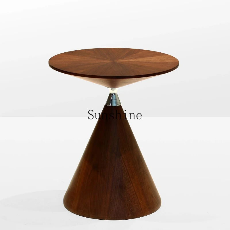 Italian minimalist living room removable sofa side few solid wood small coffee table