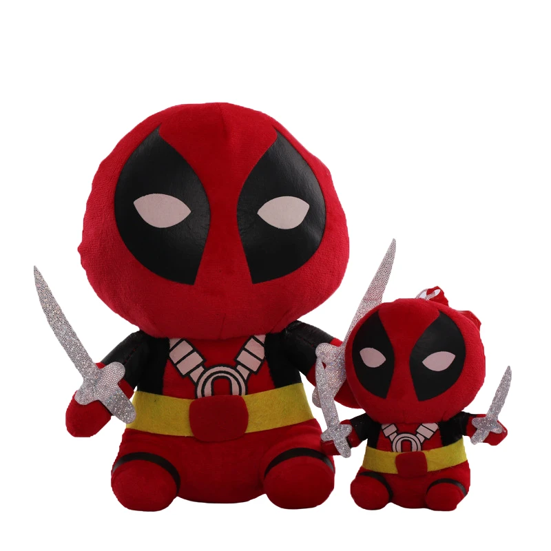 

11-22cm New Marvel Deadpool Plush Stuffed Toys Cartoon Comics Figures Soft Dolls Pendant Kids Birthday Gifts Kawaii Xmas Decor