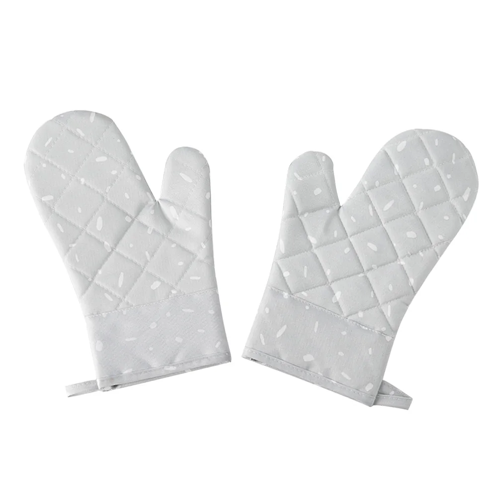 Guanti isolanti Guanti da forno Guanti da cucina per microonde Cottura Guanti isolati in silicone addensato per