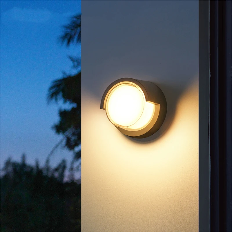 Imagem -03 - Led Outdoor Wall Light com Sensor de Movimento Lâmpada de Parede Impermeável Iluminação Exterior Varanda e Jardim Ip65