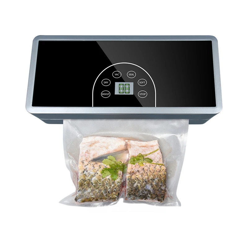 

Automatic Air Sealing System Automatic Suction Vacuum Food Sealers Multifunction Food Vacuum Sealer Machine for Kitchen