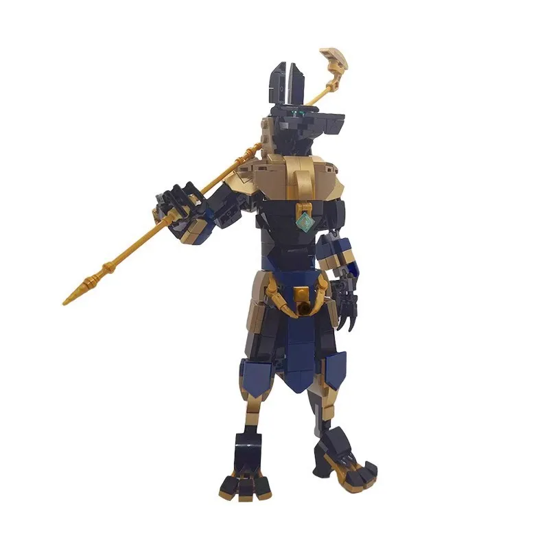 نموذج إله مصري برأس ذئب من الأ - مراجعة Model Kit Anubis وسعره