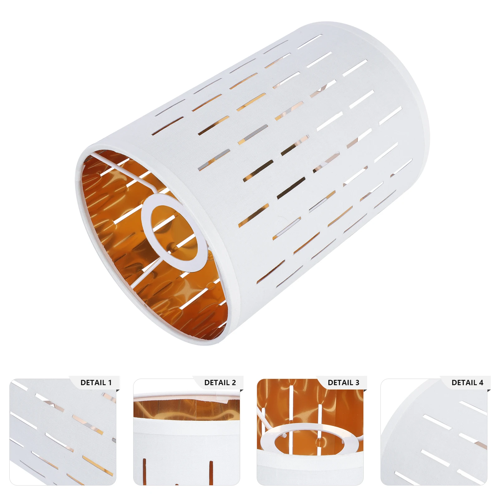 

Lampshade Hollow Lamp Shade E27 Modern Lamp Cover Dust Proof Practical Study Bedroom Living Room Lamp Cover Lighting Accessories