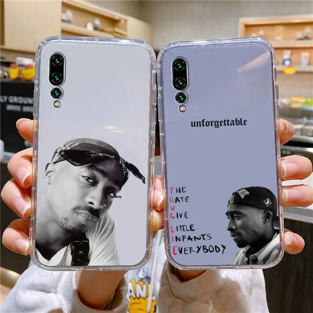 Rip Raper 2pac Phone Case For Xiaomi 11 Redmi Note 11 5G 8T 9A 9 10T Note8Pro Note9 12SUltra Transparent Case