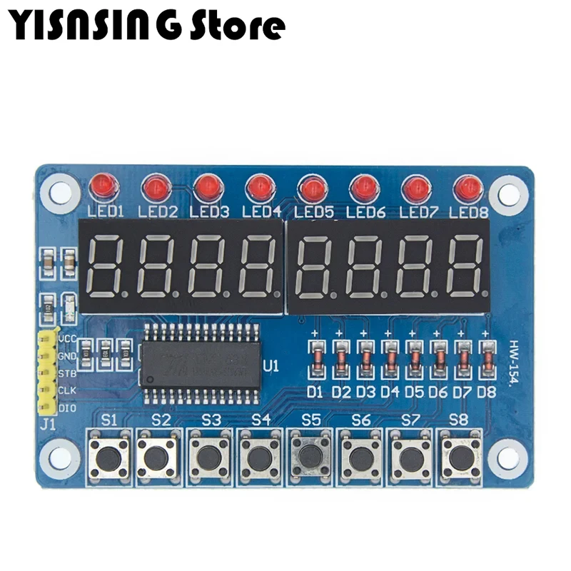 TM1638 Module Key Display New 8-Bit Digital LED Tube 8-Bit For AVR