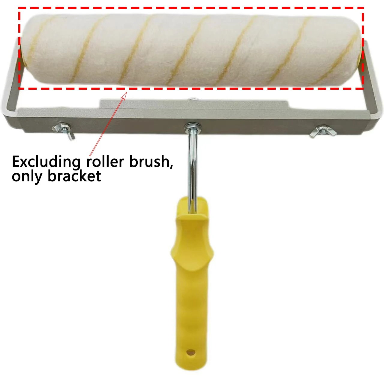 

For Roller Brush Extension Tool with Adjustable 12 to 18 Inch Aluminum Shaft for Flexible Cleaning Positioning
