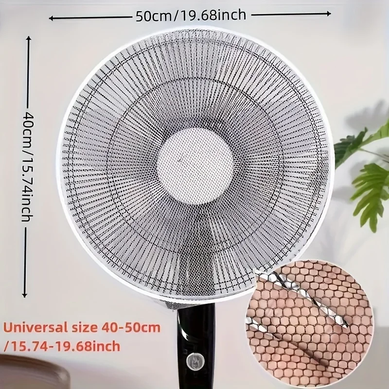 2 Stück universelle, wiederverwendbare Lüfterabdeckungen, staubdichtes Netz, Handwäsche und Maschinenwäsche möglich, geeignet für Schlafzimmer, Küche, Wohnzimmer – Detail 4