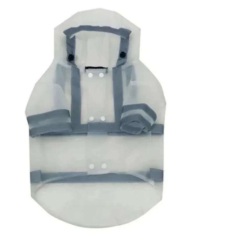 Ultra Waterproof Dog Raincoat - High Visibility Reflective Rainwear with Full Coverage Hood, Lightweight Packable Design