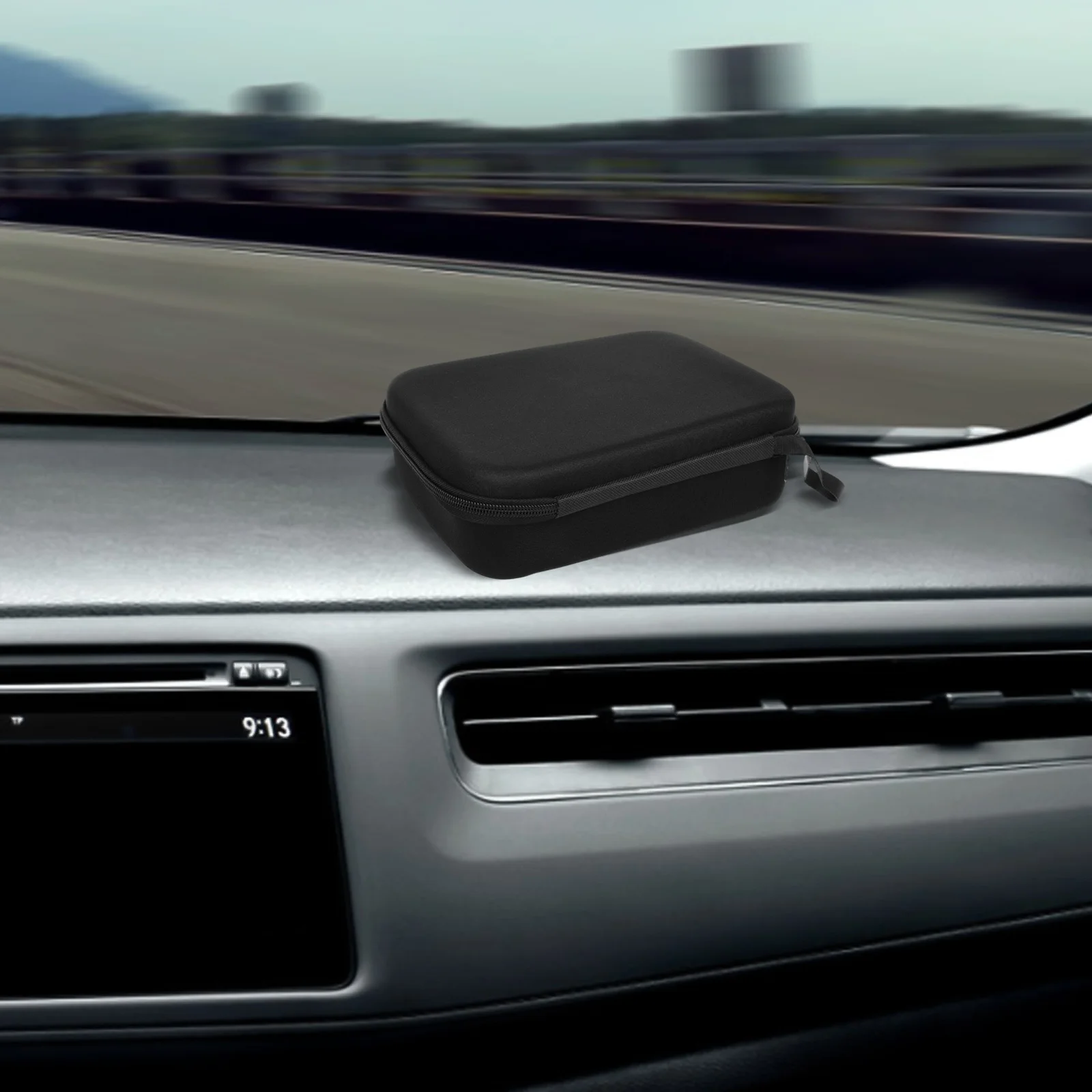 

Car Storage Bag Organizer Lightweight Portable Case for Small Items Maximize Trunk Space Ideal for Air Pump and Tool Kits