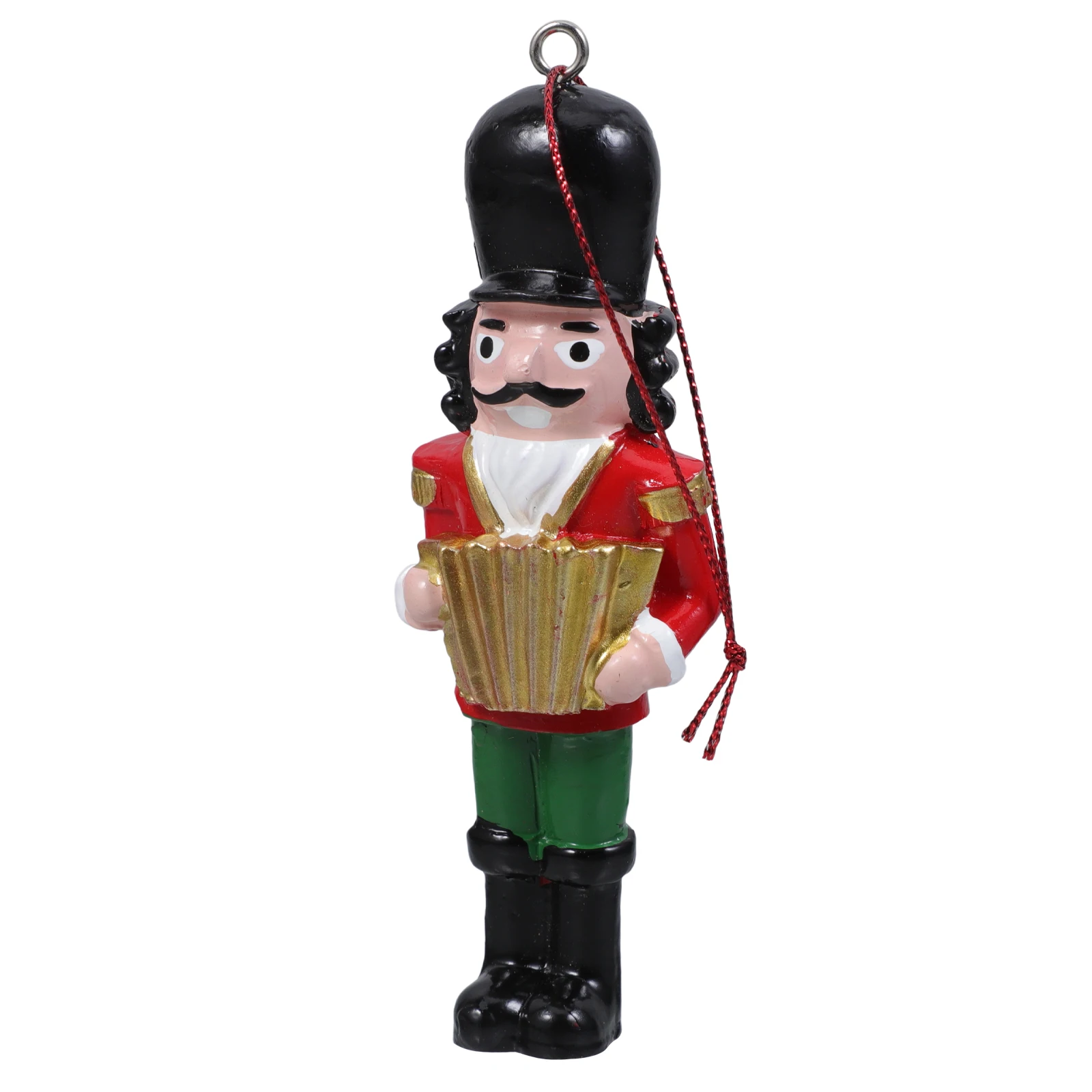 

Nutcracker nament Resin Christmas Decor Mini Figurines Festive Tree Hanging Pendents Classic Soldier Collectibles