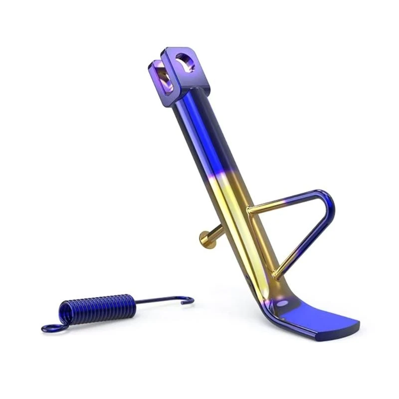 

652F Kickstand Side Sidestand Holder Motorcycle Parking Rack Support Foot Adjustable Kickstands Foot Side Stand Tripod Holder