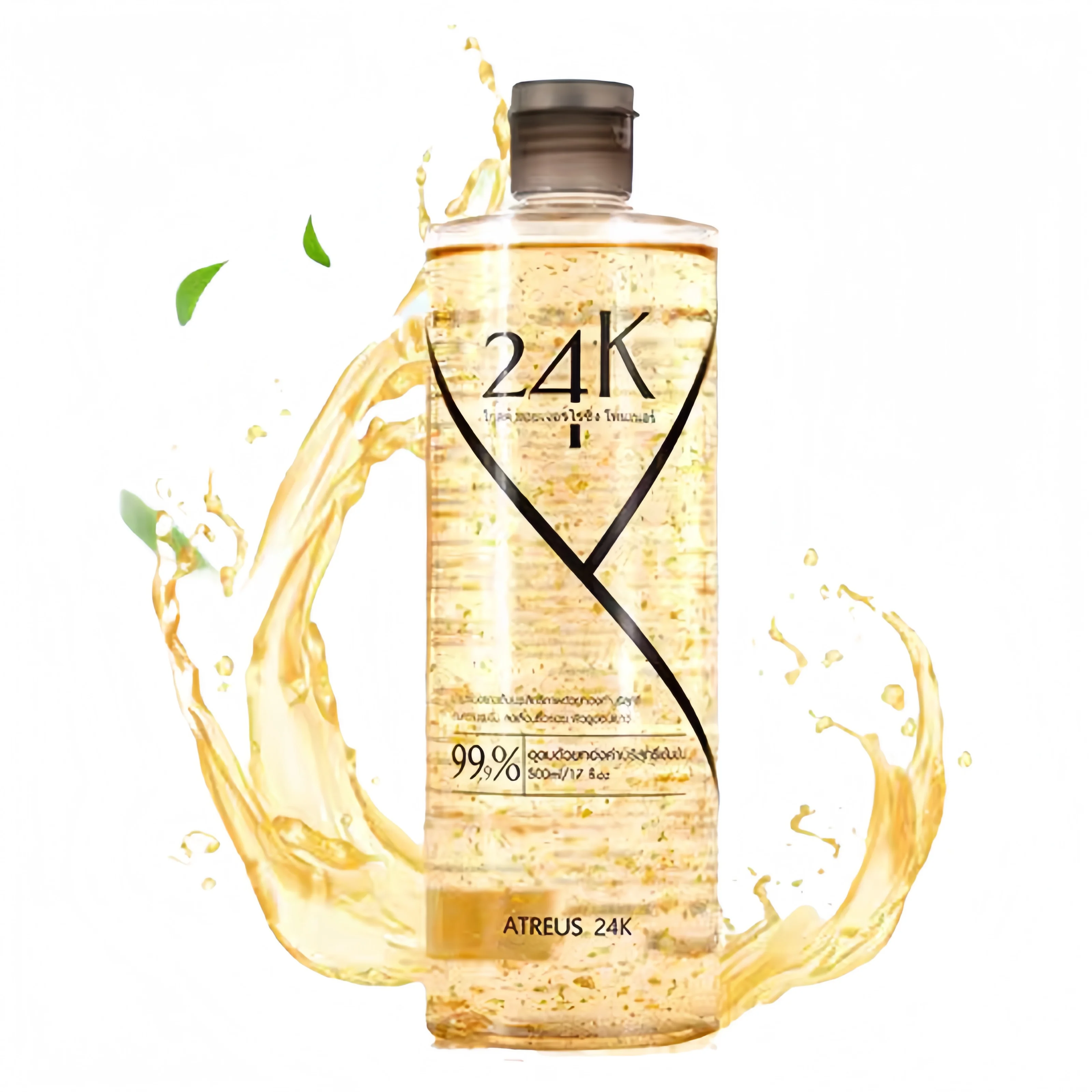 

24K Gold Foil Essence Hydrating Toner - Moisturizing, Firming & Revitalizing, 500ml, Unisex
