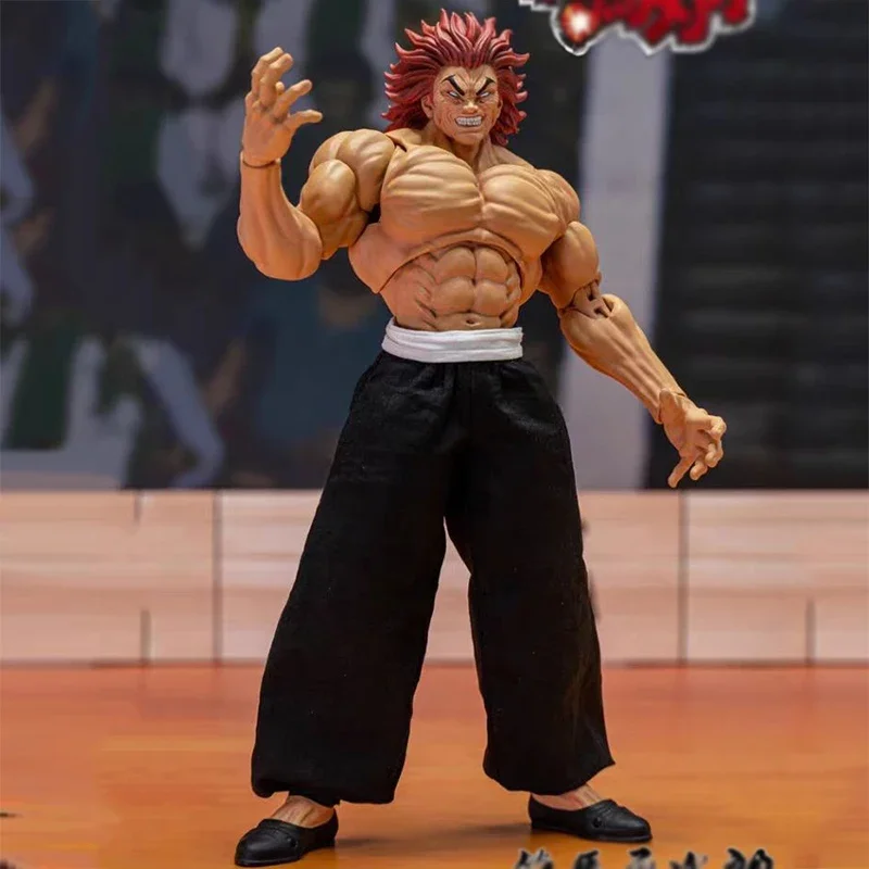 Anime Hanma Yujiro Figure Son of Ogre BAKI Action Figures ST 1/12 Movable Model Pvc Statue Collection Figurine Ornament Toy Gift