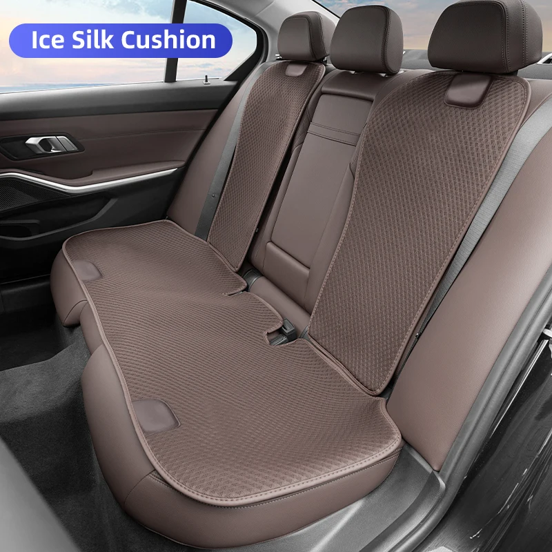 Ice Silk Car Seat Cover Summer Breathable Car Seat Cushion Protector For BMW G32 G20 F10 F30 X3 X5 G01 G02 G05 5 Series G30 G60