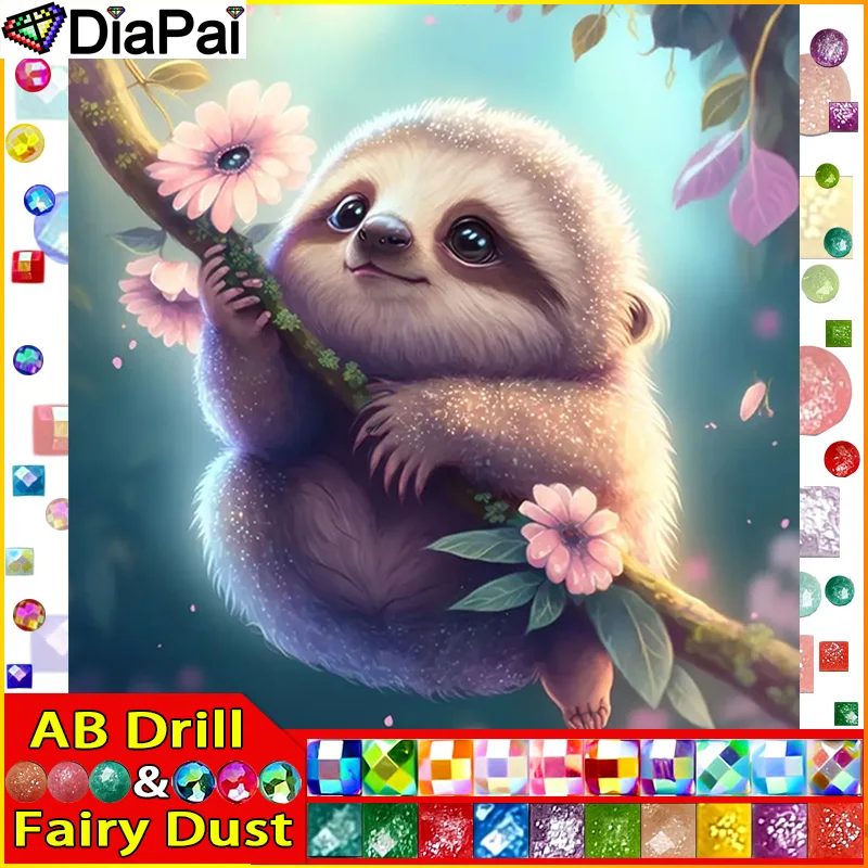 DIAPAI Fairy Dust AB 5D Diamond Embroidery Needlework Kit