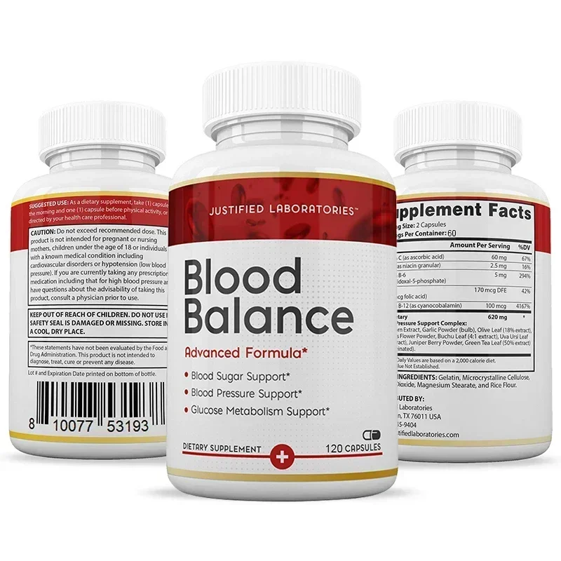 Advanced Formula, Powerful Botanicals and Vitamins, Healthy Blood Sugar Balance, Non-GMO, Gluten-free Dietary Supplement