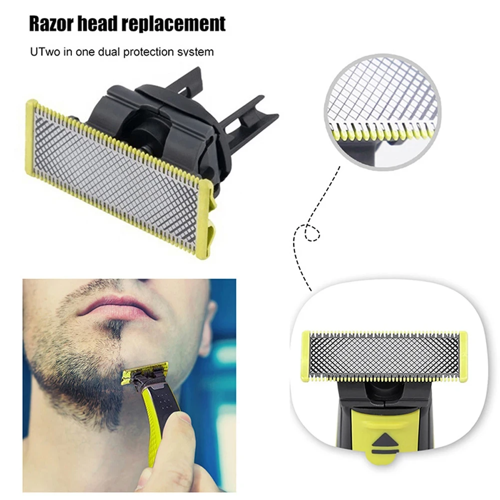Electric Trimmer Shaver Replacement Kit for OneBlade Compatible with QP2520 QP2530 QP2630 QP6510 QP6520 QP2523 - New Model