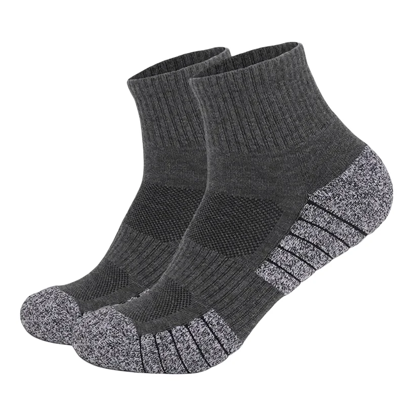 Men Women Cotton Running Socks Thick Towel Bottom Hiking Sports Socks Ankle-In-Tube Tennis Walking Badminton Socks